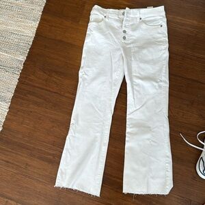 Banana Republic White Jeans